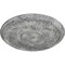 Ekena Millwork Leandros Ceiling Medallion (Canopies up to 6 3/8"), 19 7/8"OD x 1 1/4"P, Ultra Pure White Crackle CM22LNUWC - alternate 4